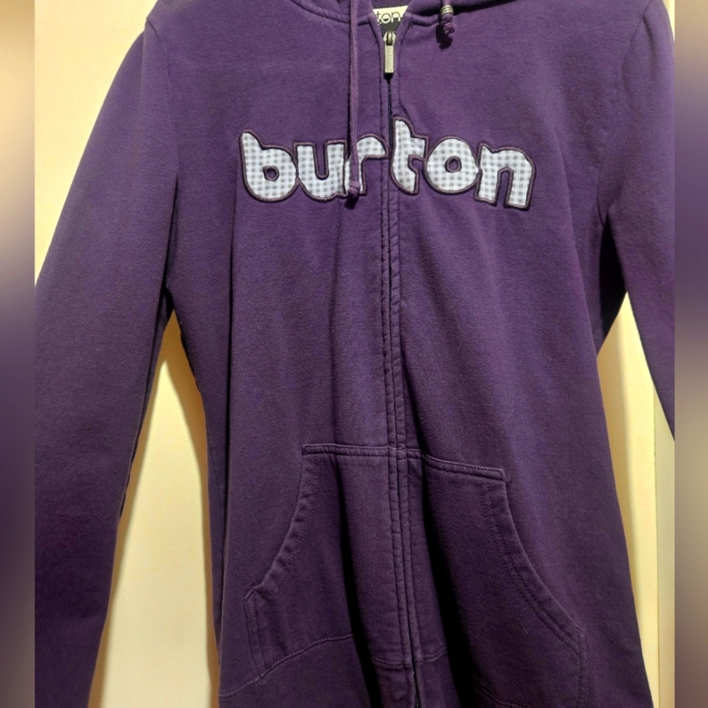 Burton zip up hoodie